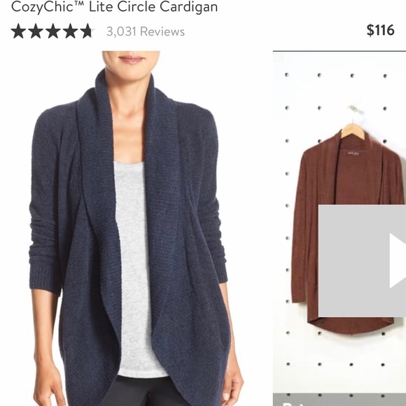 GUC CozyChic Lite® Circle Cardigan - navy blue - XS/S - Picture 5 of 6